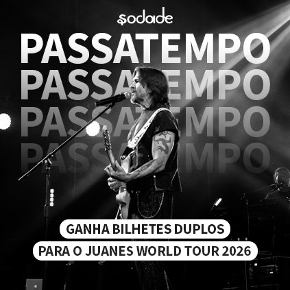 Ganha bilhetes para o concerto do Juanes World Tour 2026